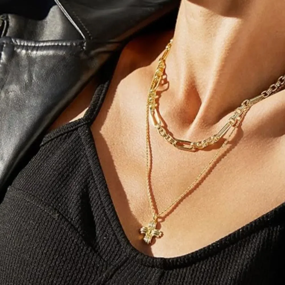 NEW 18K Gold Plated Elegant Gold Necklace
